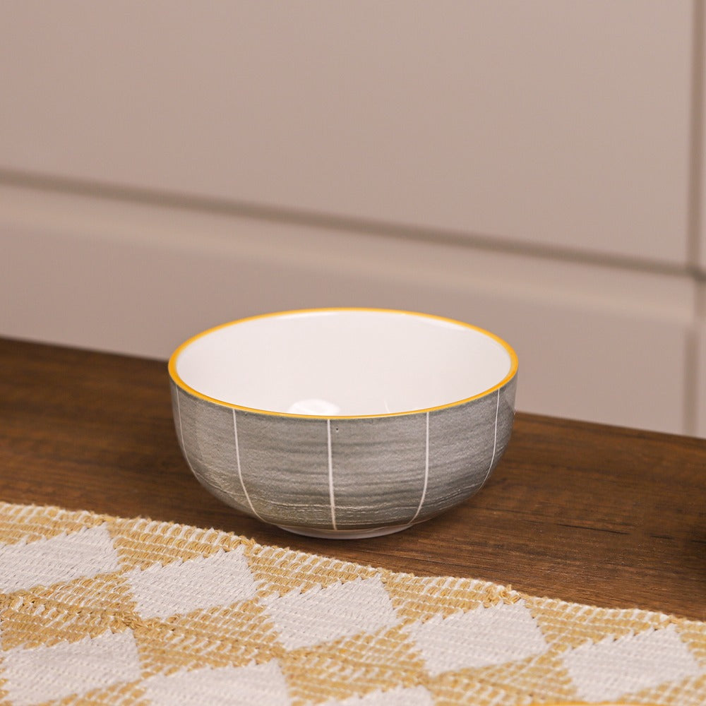 وعاء سلطة بورسلان ملوّن مزخرف دائري 9 إنش