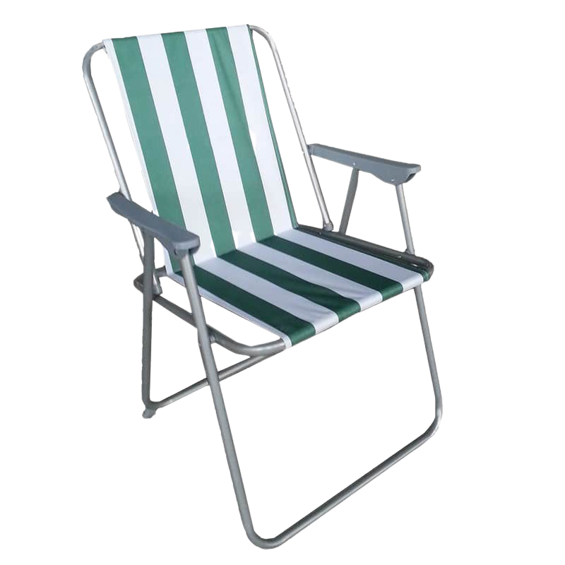 كرسي شاطئ باللون الأخضر أو الأزرق