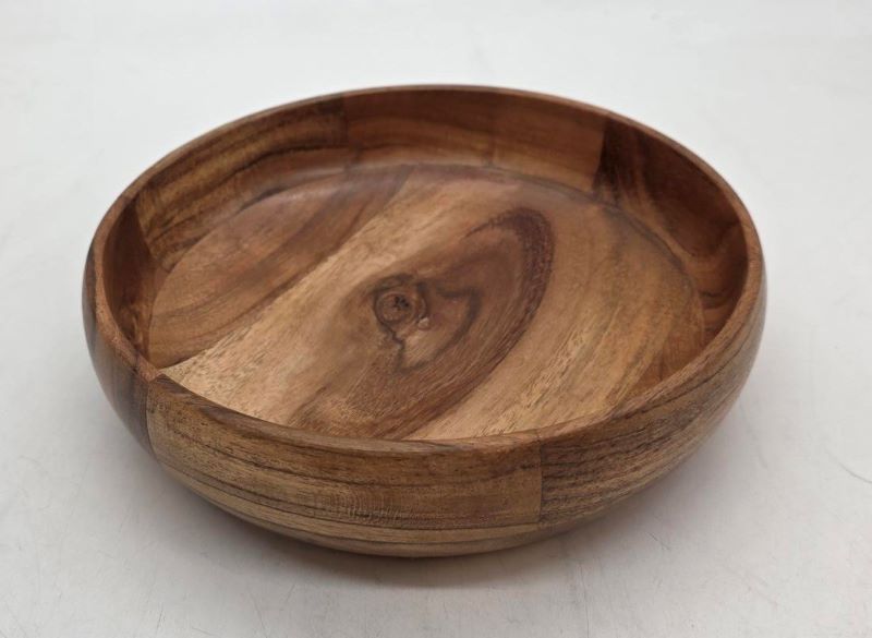 קערת הגשה עגולה 20 ס"מ עץ ACACIA