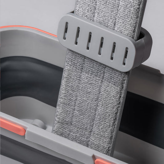 طقم ممسحة مع جردل بنظام العصر التلقائي