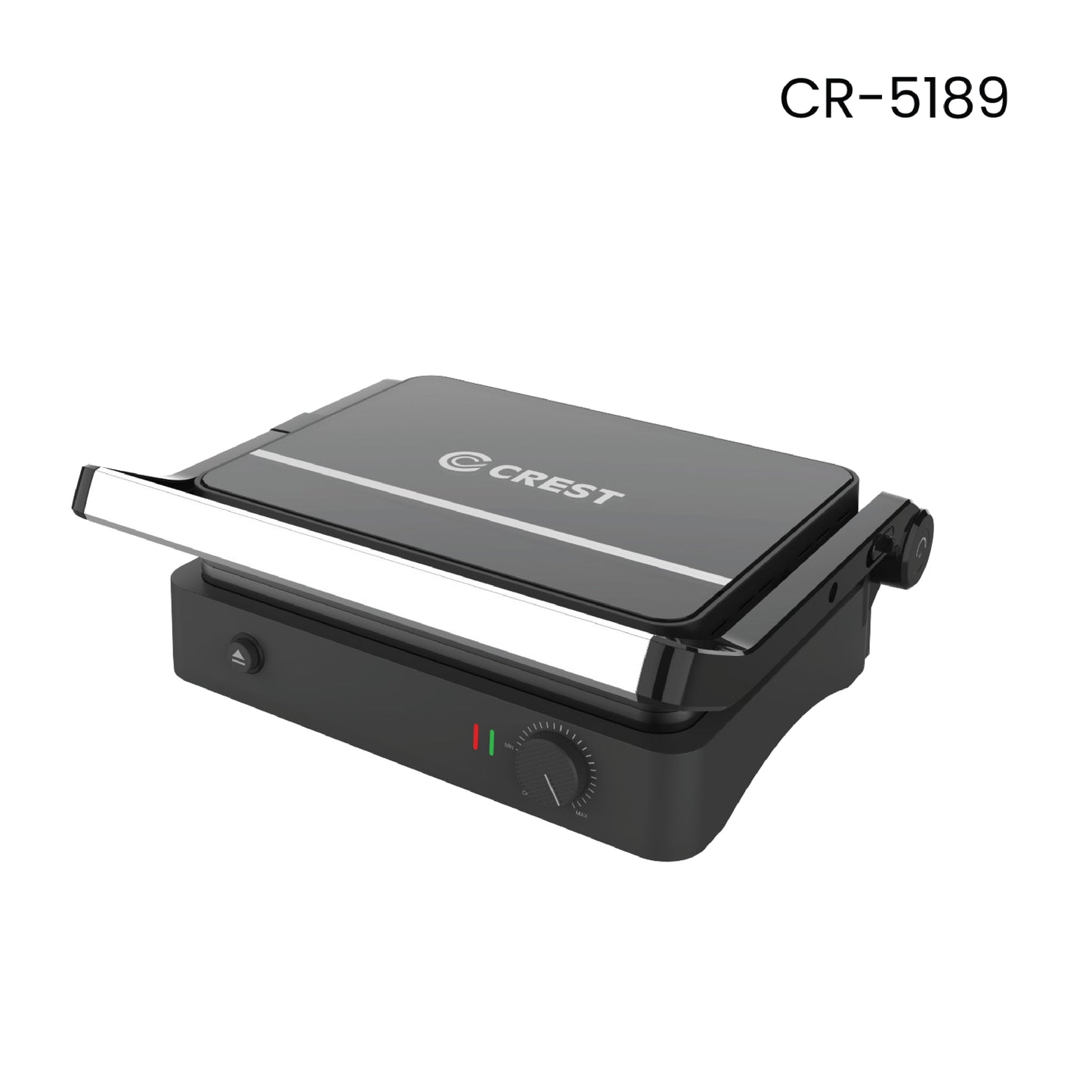 טוסטר/גריל זכוכית שחור