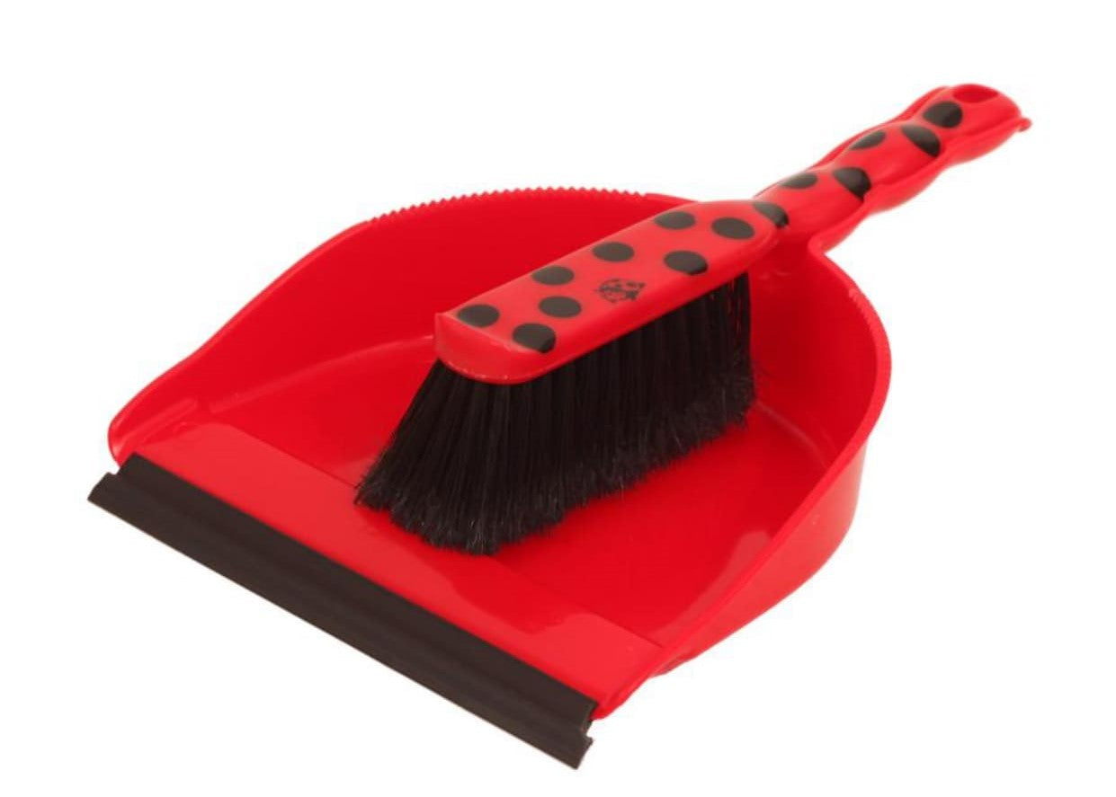 مجرود أحمر إيطالي مع فرشاة بمقبض بلاستيك