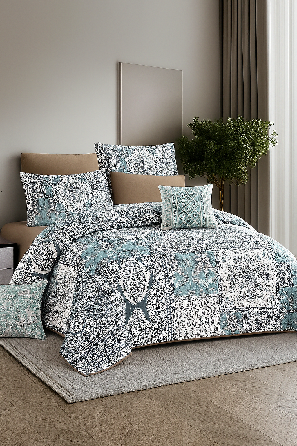 طقم مفرش سرير 8 قطع