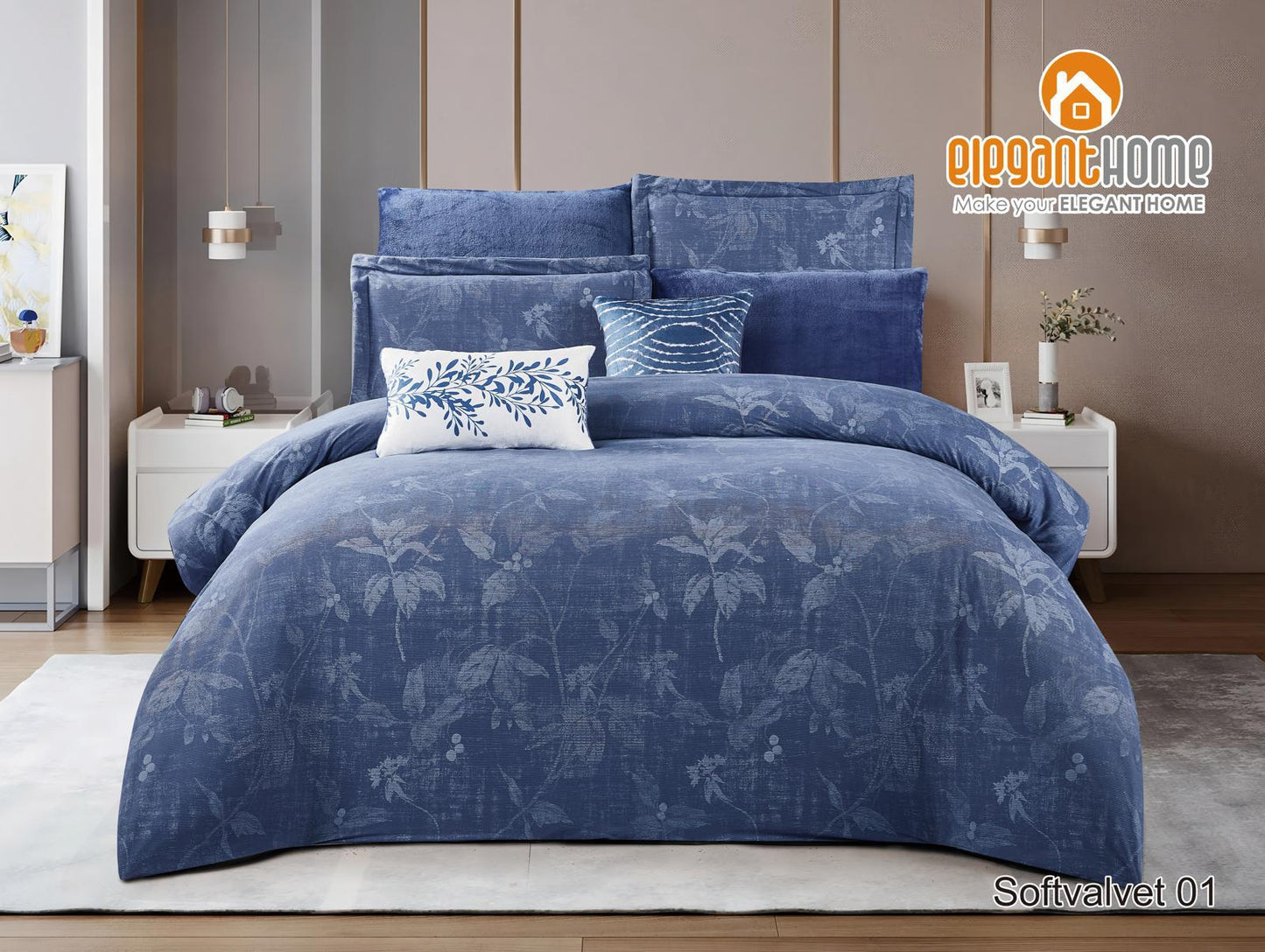 طقم مفارش شتوي مزوج SOFTVALVET