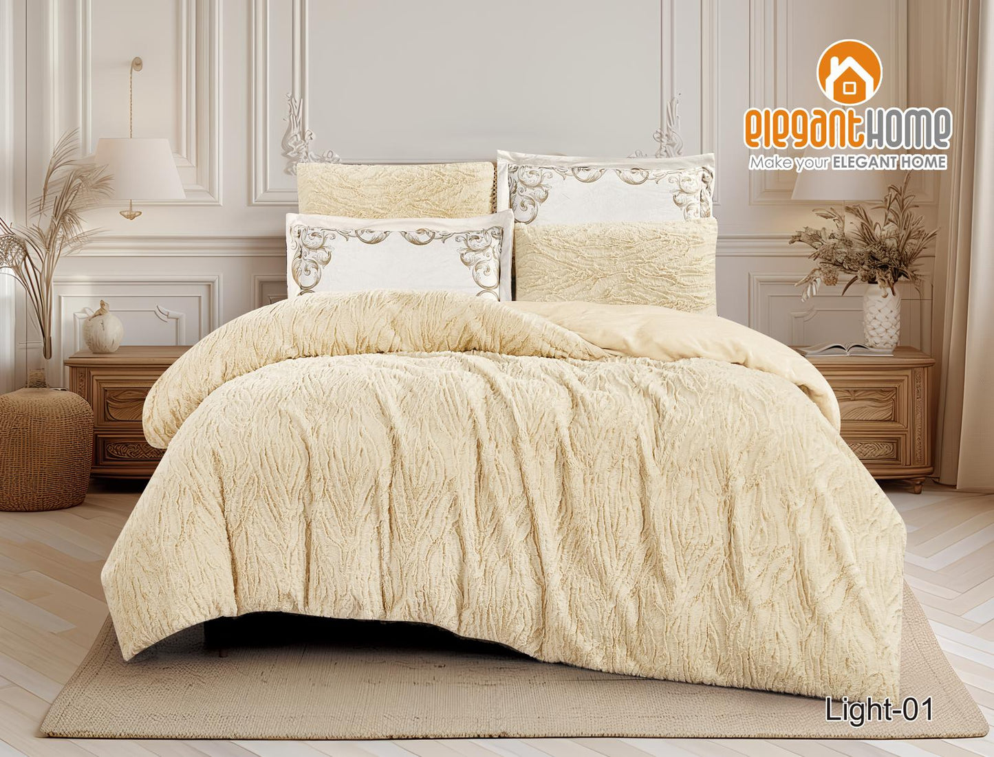 طقم مفارش شتوي مزوج LIGHT