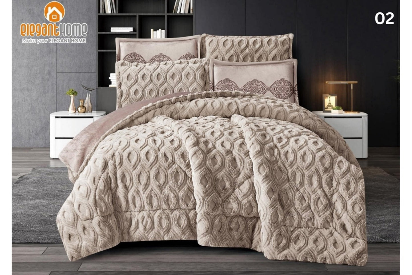 Mist طقم لحاف شتوي مزوج 6 قطع