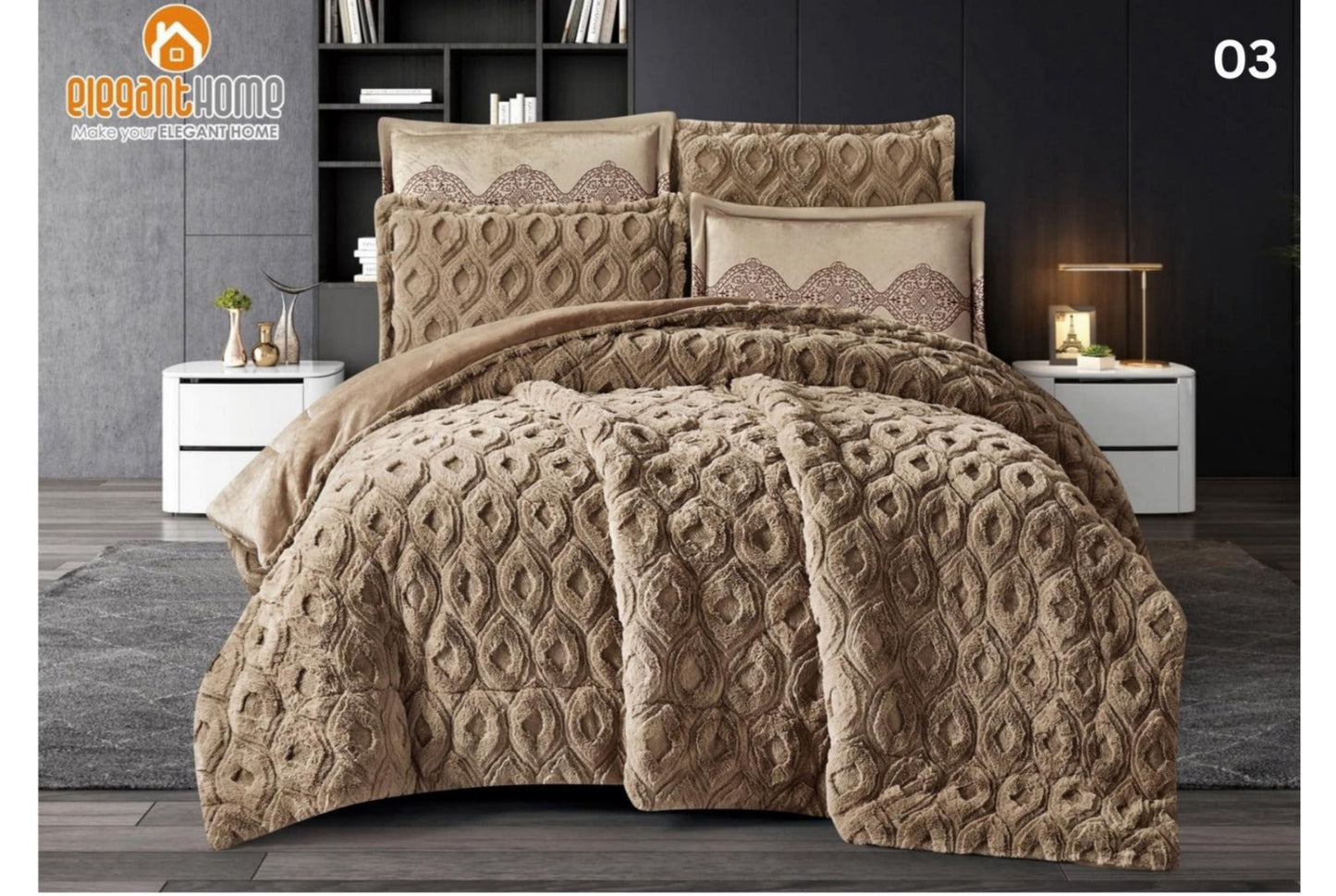 Mist طقم لحاف شتوي مزوج 6 قطع