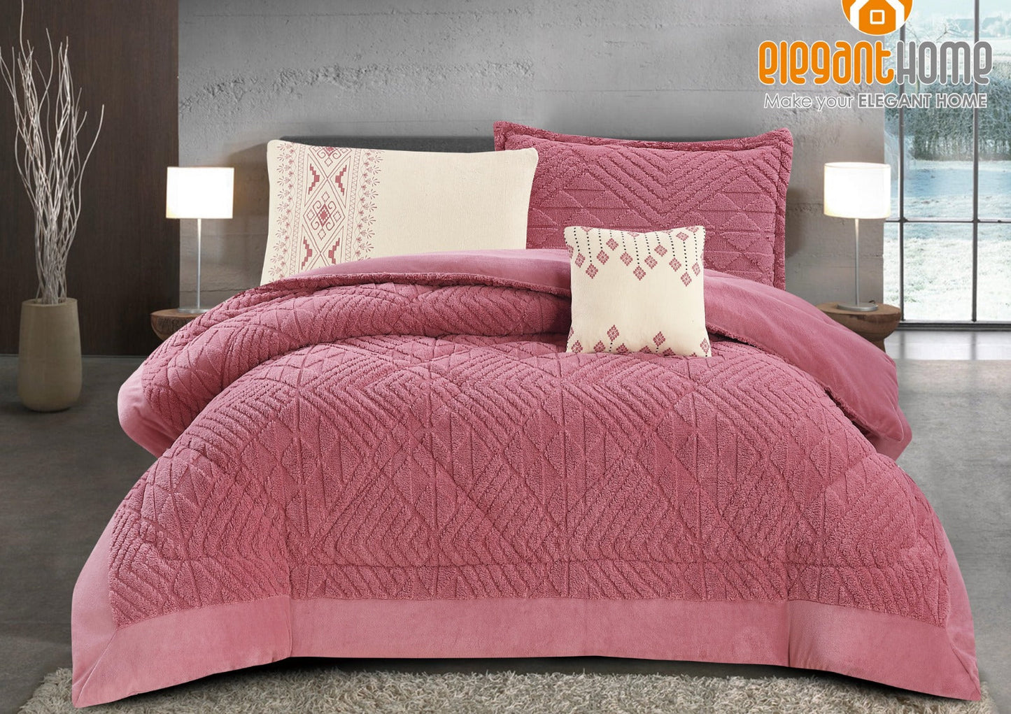 Cottoncandy طقم لحاف شتوي مفرد 5 قطع