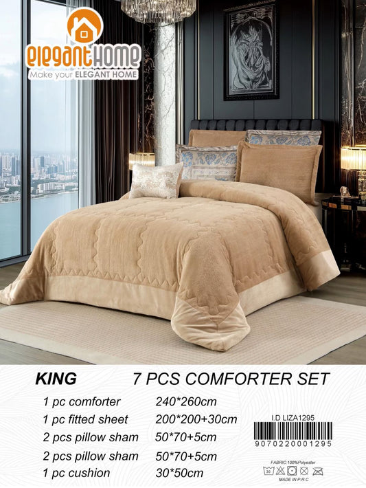 طقم مفارش شتوي مزوج LIZA