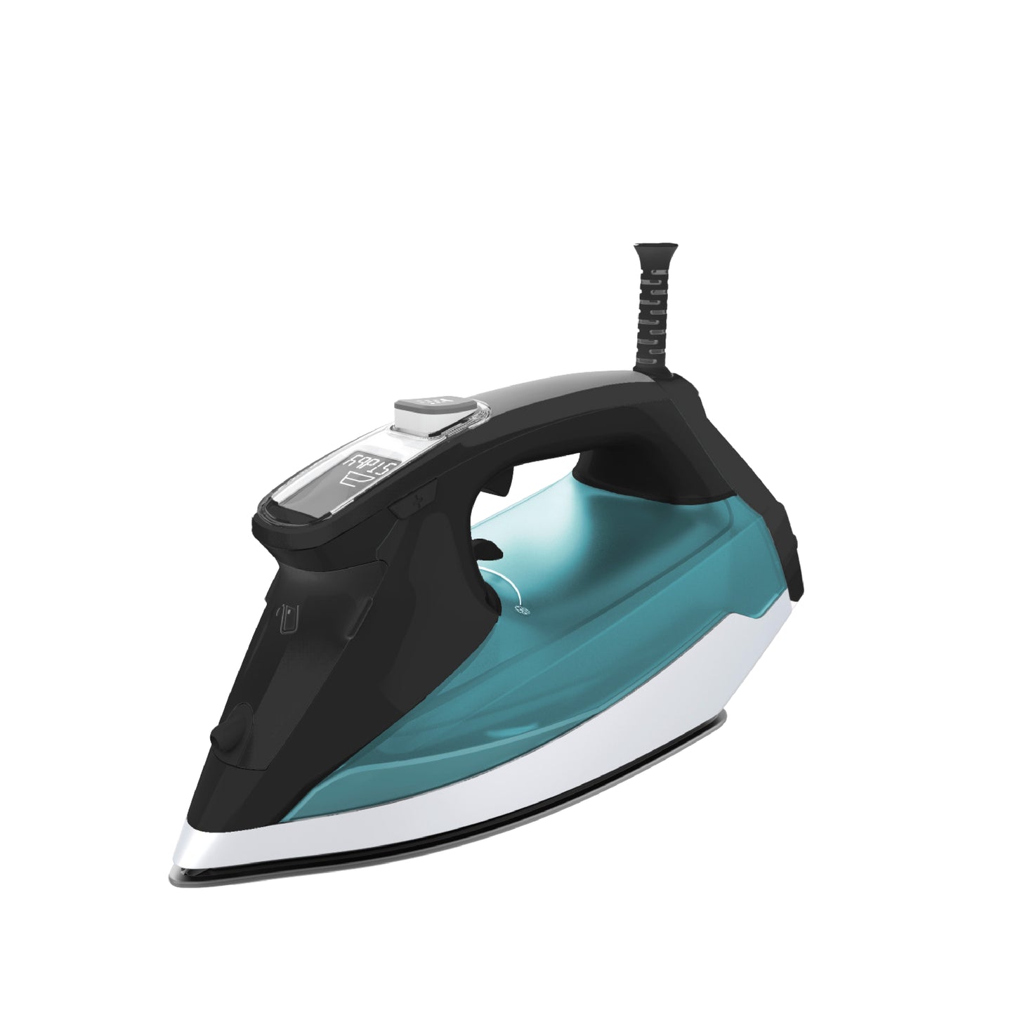 מגהץ אדים 2500 ואט, שחור, בסיס קרמי.