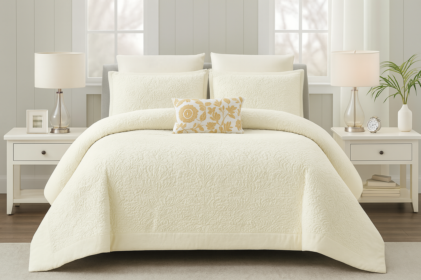 SOPHIA סט כיסויי מיטה יוקרתיים 7 חלקים