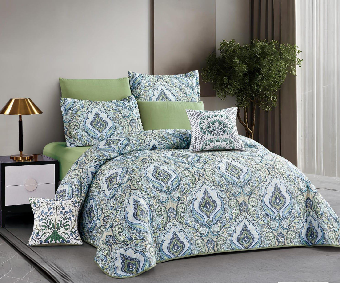 طقم مفارش سرير 8 قطع