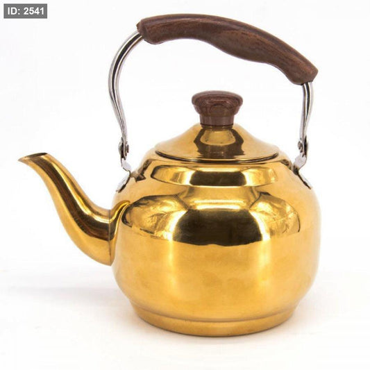 براد شاي ذهبي فاخر بسعة 1 لتر