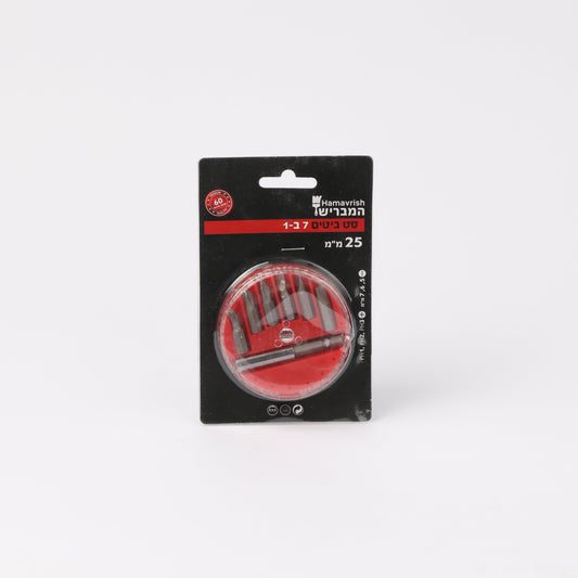 طقم رؤوس 7 في 1 – مقاس 25 مم