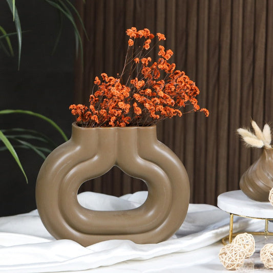 فازة بورسلان اشكال 31x8.5x25سم