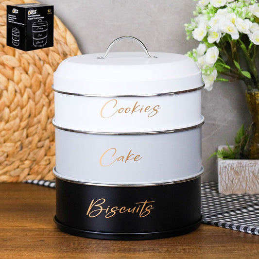 مضيفة كيك و حلويات 3 طبقات ملون