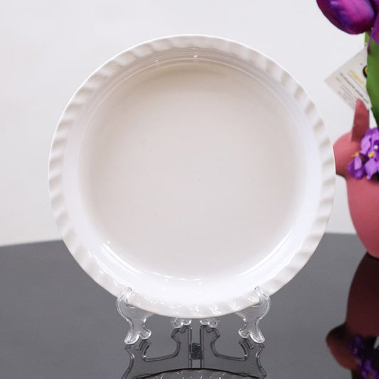 سدر ميلامين دائري ابيض 45سم