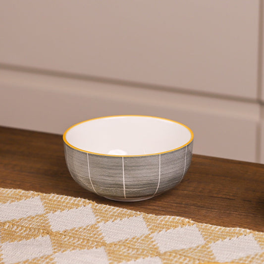 وعاء سلطة بورسلان ملوّن مزخرف دائري 9 إنش