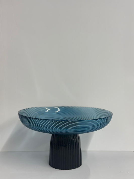 جاط فواكه زجاجي 16 مع قاعدة *26سم