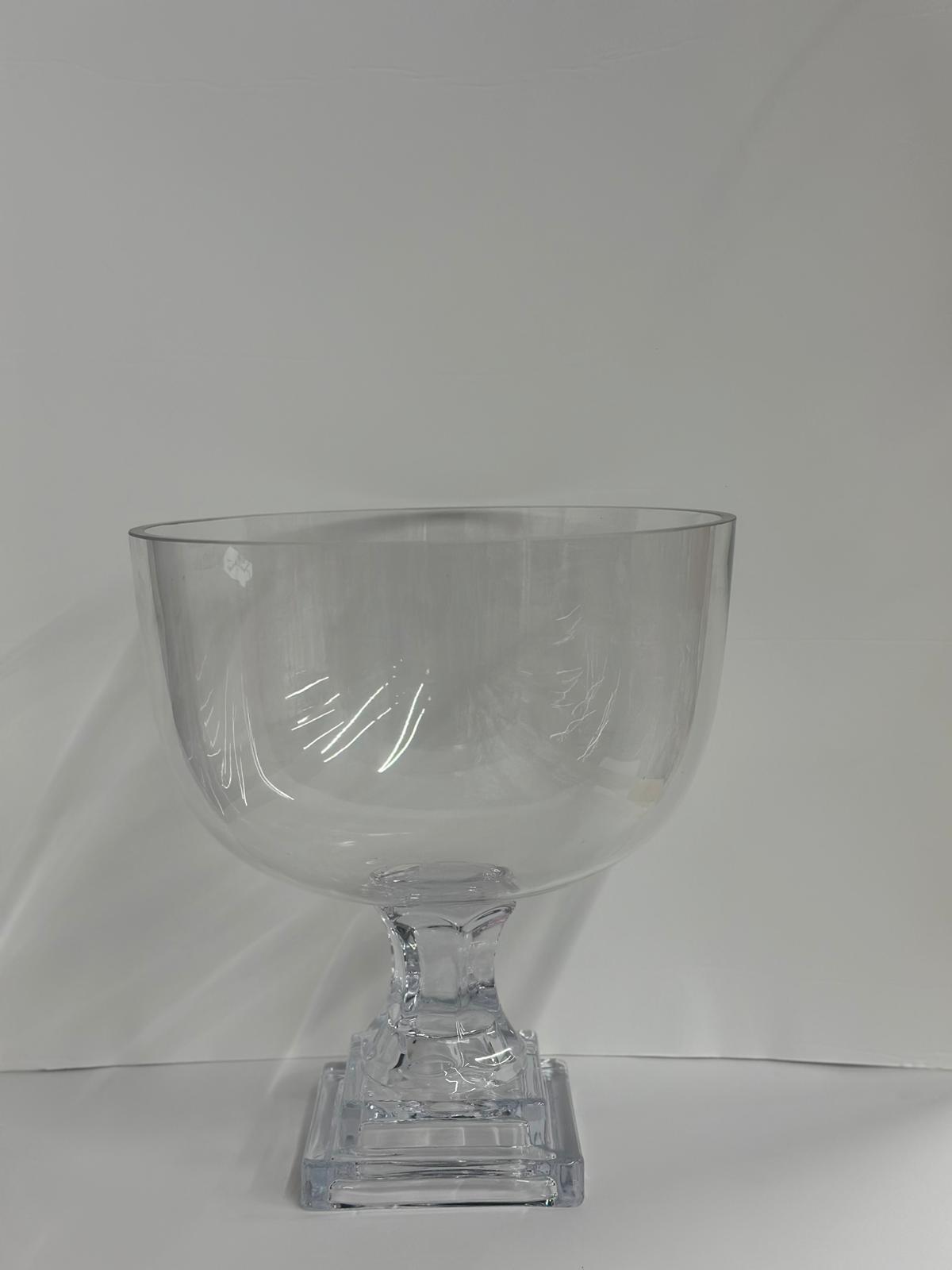 جاط زجاجي مع قاعدة 20*27 سم