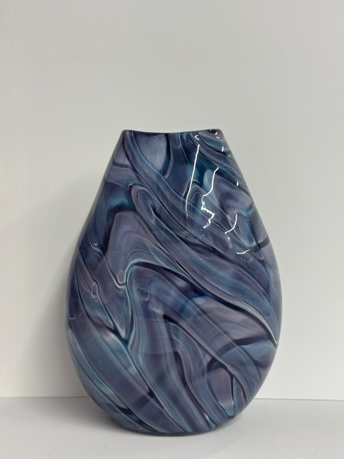 مزهرية ليلكي وأزرق 25*35 سم