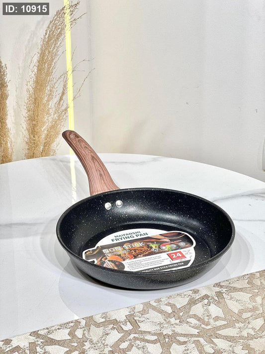 مقلاة جرانيت 24 سم باللون الأسود المنقط