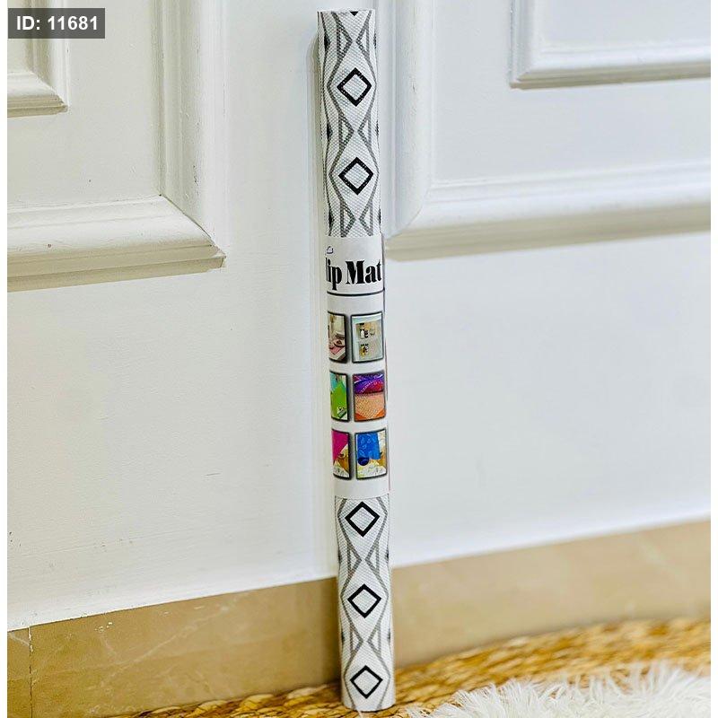 رول شرشف مطبخ أبيض45 متر أشكال هندسية PVC