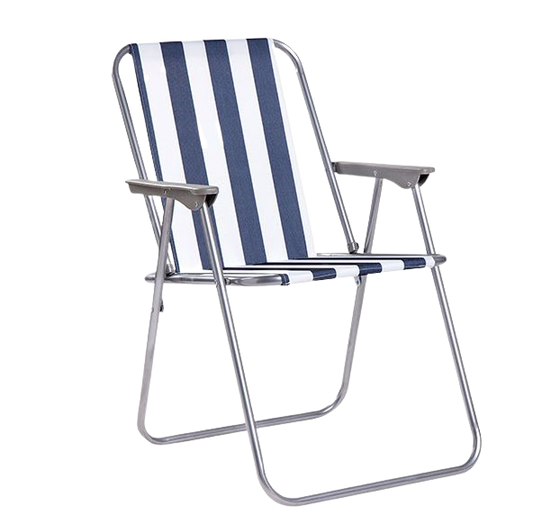 كرسي شاطئ باللون الأخضر أو الأزرق