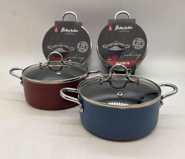 طنجرة ميني مقابض نيروستا 16 betha italia