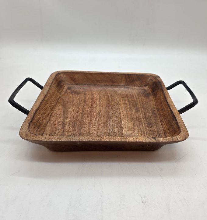 جاط تقديم مربع من خشب المانجو 25*25 سم betha italia