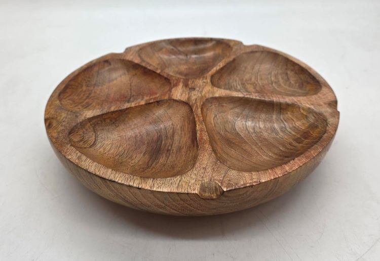 جاط تقديم دائري من خشب المانجو 25.50 سم betha italia