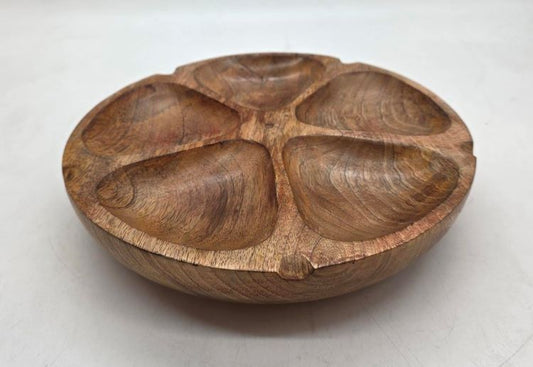 קברט עגול 25.50 ס"מ עץ מנגו