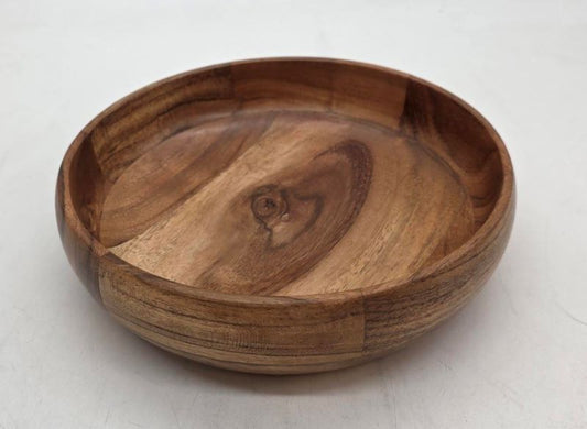 קערת הגשה עגולה 20 ס"מ עץ ACACIA