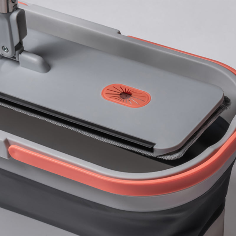 طقم ممسحة مع جردل بنظام العصر التلقائي