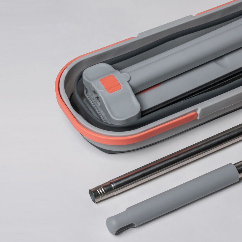 طقم ممسحة مع جردل بنظام العصر التلقائي