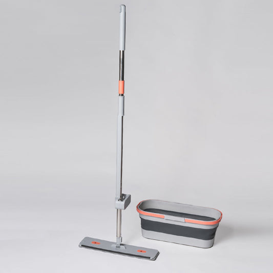 طقم ممسحة مع جردل بنظام العصر التلقائي