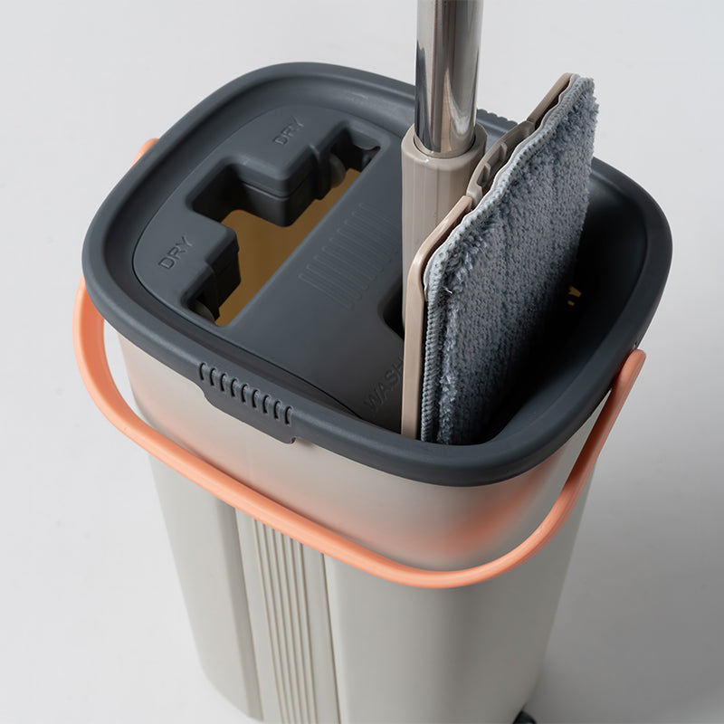 طقم ممسحة مع جردل مثالي للاستخدام المنزلي