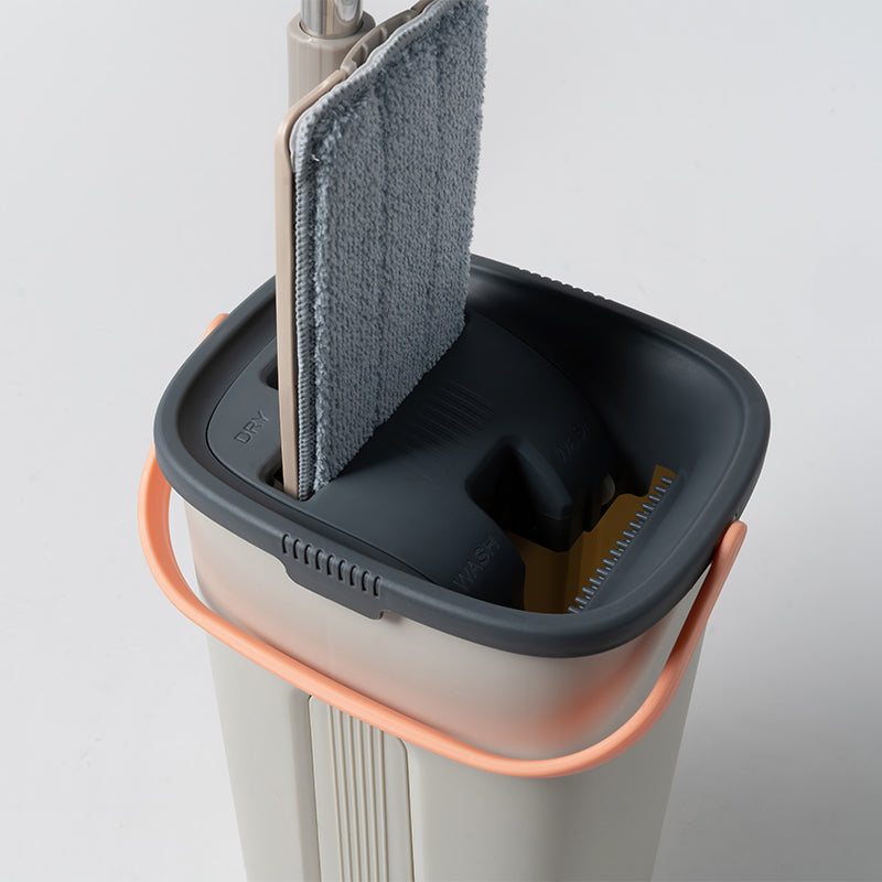 طقم ممسحة مع جردل مثالي للاستخدام المنزلي