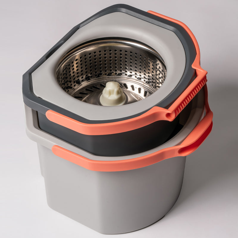 طقم ممسحة دوّارة مزدوجة بدواسة عملية