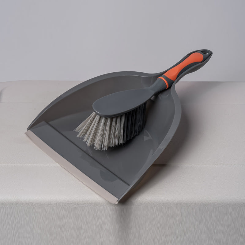 סט מטאטא עם יעה ו-3 מברשות כלים לניקוי רב תכליתי