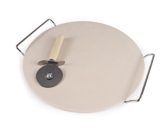 صينية بيتسا حجر مع قطاعة سولتام