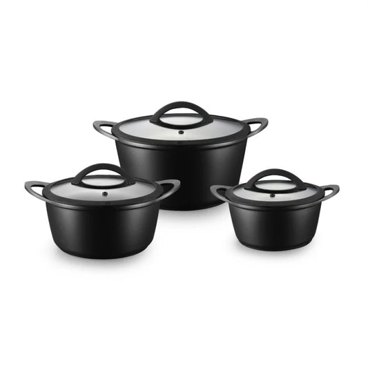 طقم 3 طناجر 20,24,28 سولتام vision