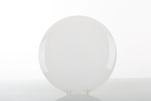 صحن 27 بورسلان نعمان أبيض new bone china