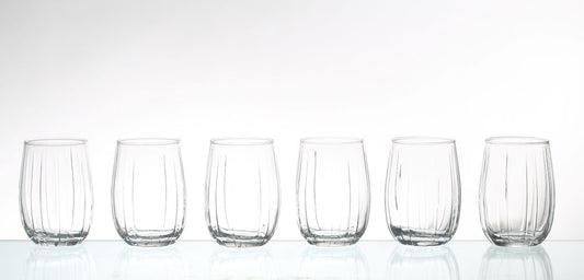 طقم كاسات زجاج للشرب 380 مل*6 نعمان LINKA