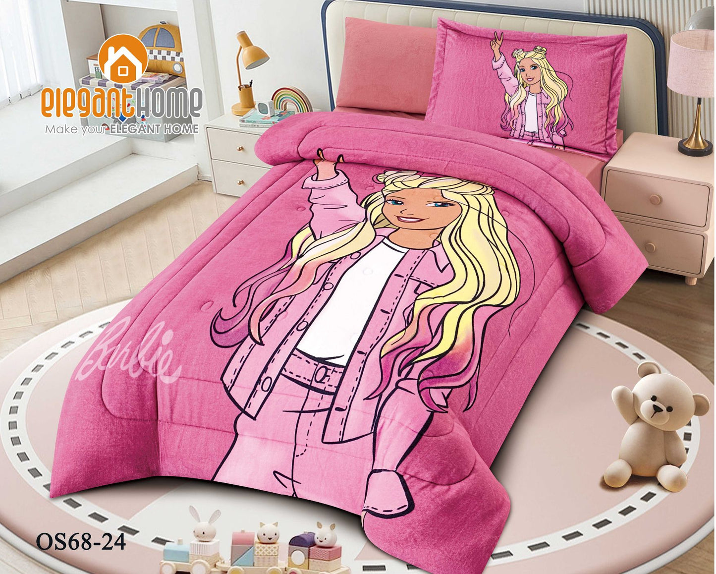 طقم مفارش شتوي للأطفال