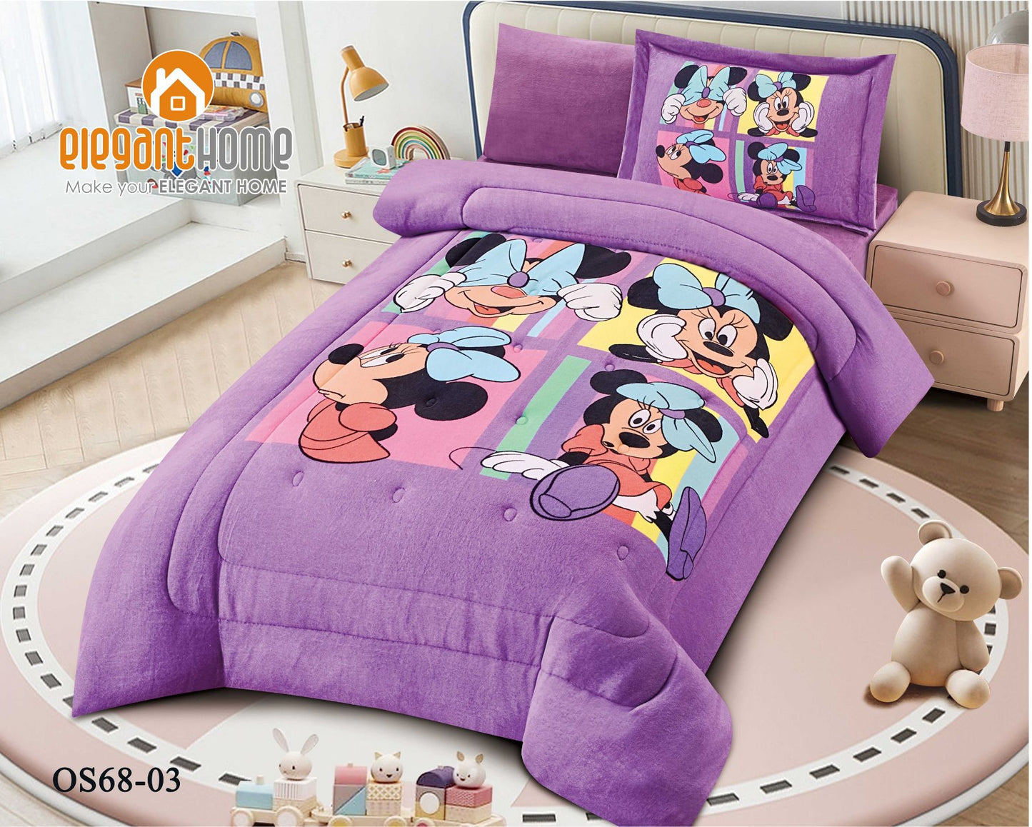 طقم مفارش شتوي للأطفال