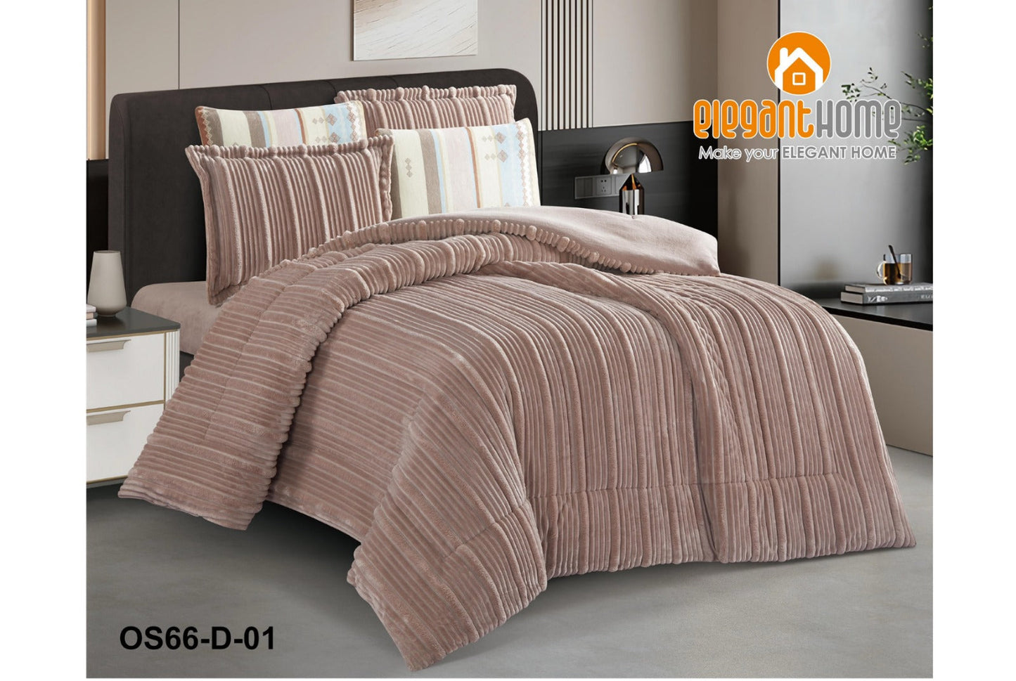 FEVER طقم لحاف شتوي مزوج 6 قطع