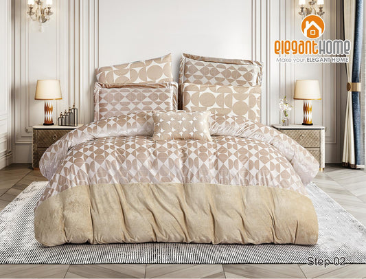 طقم مفارش شتوي مزوج Step