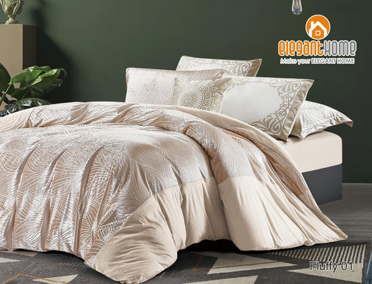 طقم مفارش شتوي مزوج fluffy