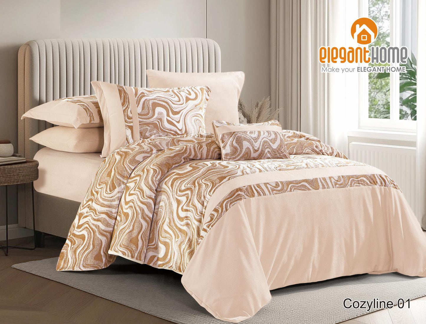 طقم مفارش شتوي مزوج COZYLINE